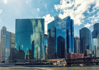 West Wacker Drive, Chicago, Illinois, USA