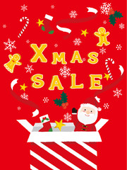 クリスマスセール　ポスター