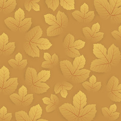 Vintage Leaves Abstract Pattern Design