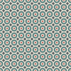 Seamless pattern with repeated circles. Geometric abstract background. Modern style texture.