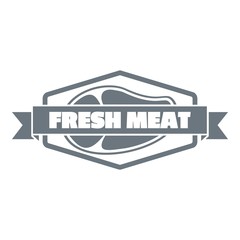 Fresh meat product logo, simple style