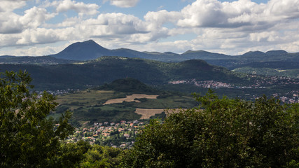 the plateau of Gergovie, in Auvergne, place of a victorious battle of the Gauls on the Romans in the first century BC