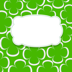 Patrick's Day Banner - scarp-booking style