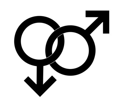 Gender Symbol,  Homosexual, Male sign, Man and Man icon, Gay couple in love
