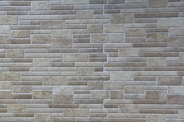 Old brick wall in decoration architecture for the design background.