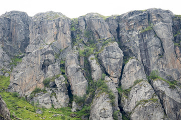 The view on the narrowest fjord in Norway