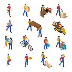 Fototapeta premium Logistyka i zestaw ikon dostawy