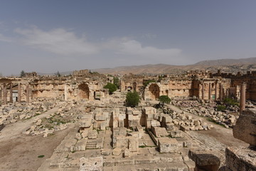 Fototapeta na wymiar Baalbek temple in Lebanon