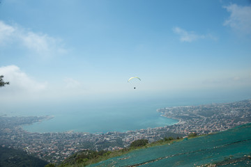 paragliding at the lebanese coast