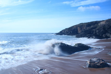 mer vagues atlantique 
