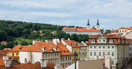 Fototapeta na wymiar Strahov Monastery in Prague, Czech Republic