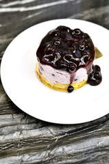 blueberry cake