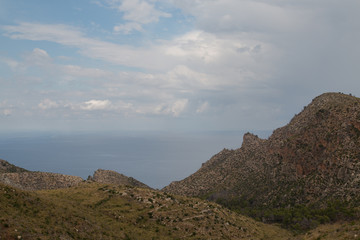 Fototapeta na wymiar Mallorcas bizarre Westküste