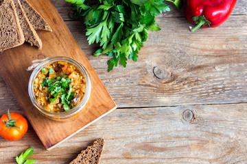 Ajapsandali vegetable snack