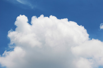 Naklejka na ściany i meble beautiful blue sky and cloud for background
