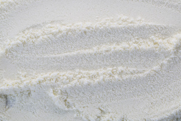 Powdered milk texture, background.