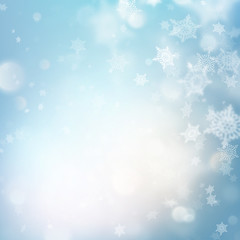 Winter Holiday Snow Template. EPS 10 vector
