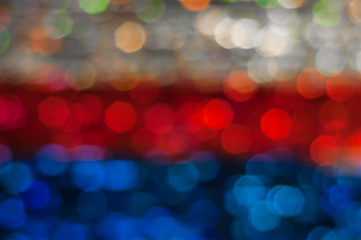 Abstract blurred background with bokeh lights