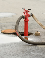 Fire hydrant — a device for sampling water.