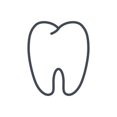 dentist line icon tooth teeth caries