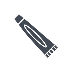 dentist silhouette icon toothpaste