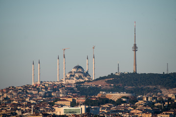 One of  the largest mosques in the world - Camlica Mosque in Istanbul