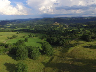 Obraz premium Massif Central Montagnes Vue Aerienne