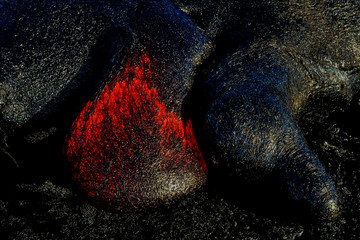 Hawaii Big Island Kilauea volcano - obrazy, fototapety, plakaty