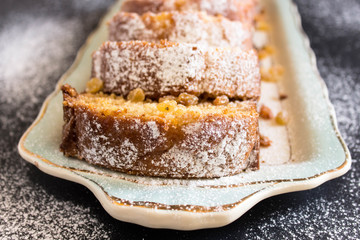 homemade raisin cake