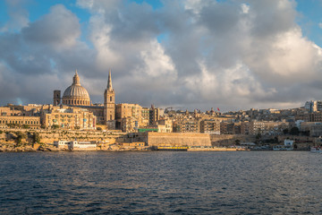 Fototapeta na wymiar Valletta city in Malta