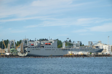 US Navy cargo ship