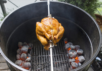 Huhn am Spiess  02-08