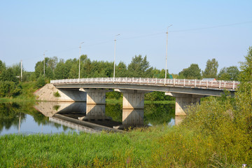 The bridge over the river Andoga