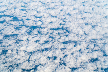 Aerial View Of Beautiful Landscape Of Earth Clouds