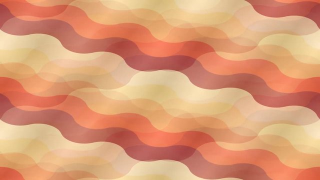 Seamless loop abstract animation pattern with hot waves