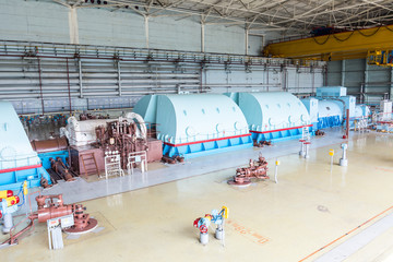 Turbines in the Nuclear Power Plant