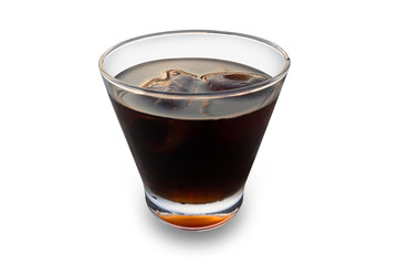 soft drink in the glass
