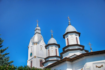 Fototapeta na wymiar Church of the Assumption of the Mother of God, Tärgu Neamt, Romania