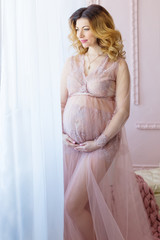 Beauty Pregnant Woman . Beautiful Pregnant Woman Expecting Baby.