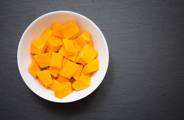 pumpkin in a plate