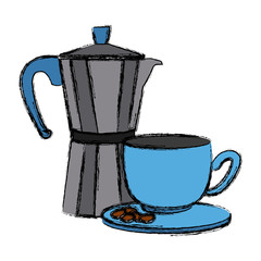 cup of coffee icon vector illustration graphic design