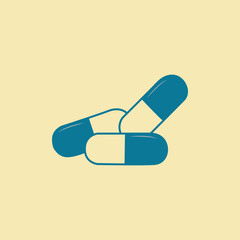pills icon. Pills vector