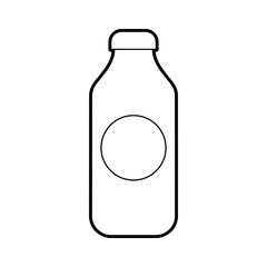 bottle juice drink market product element vector illustration
