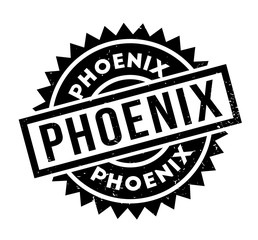 Phoenix rubber stamp. Grunge design with dust scratches. Effects can be easily removed for a clean, crisp look. Color is easily changed.
