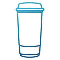 paper cup coffee icon vector illustration graphic design