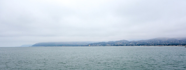 Cityscape of Ventura from Ocean Side, California