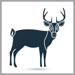 Deer simple icon