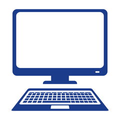 computer desktop isolated icon vector illustration design