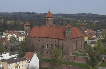 Obraz premium Zamek w Lidzbarku Warmińskim