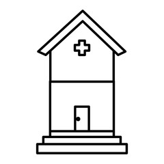 house exterior isolated icon vector illustration design